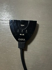 GANA 3-Port 4K 2K, HDMI Network Switch with Flex Cable. - Picture 1 of 4