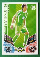 TOPPS Mario Mandzukic VfL Wolfsburg Bundesliga 2011/12 Match Attax Trading Card