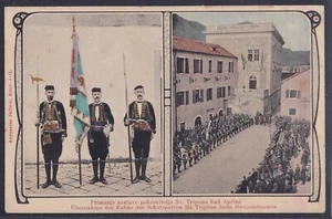 73291) AK Kotor Montenegro Übernahme der Fahne Hl. Triphon ca. 1910 Котор - Picture 1 of 2