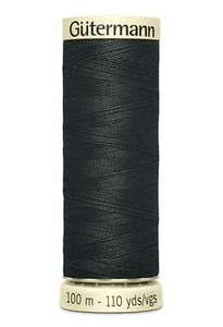Gutermann Sew-all Thread 100m Colour 755 ALMOST BLACK, 100% Polyester - Picture 1 of 1