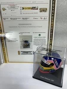Jacques Villeneuve Signed Williams 1997 Scale 1/5 + COA - Imagen 1 de 7