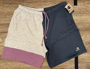 CHAMPION LIFE MEN'S COLORBLOCK 8" FLEECE SHORT  Grey Lavender Size 2XL NWT - Picture 1 of 4