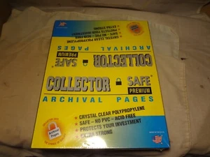 1 Box of 100 BCW 6 Pocket Tall Card Storage Pages Sheet Holders - Picture 1 of 2