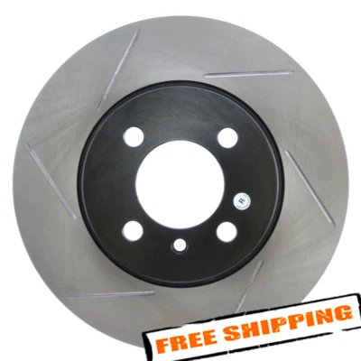 Rotor de freio dianteiro StopTech 126.34018SR Sport com fenda 1 peça para 1991 BMW 318i - Imagem 1 de 4