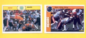 1988 Fleer Team Action OTIS WILSON Chicago Bears 2-Card Lot - Bild 1 von 1