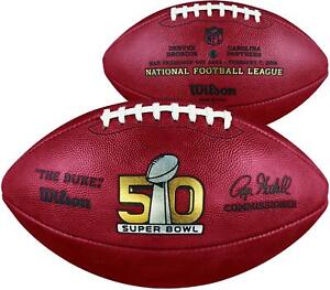 Super Bowl 50 Wilson Official Game Football Fanatics Authentic Certified