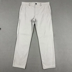 Theory Pants Mens 33 (34x29) Gray Zaine Neoteric Tech Stretch Slim Straight GUC - Picture 1 of 18