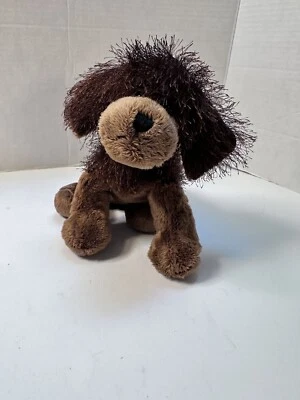 Webkinz Furry Brown Dog 8" Plush #HM195 Puppy Ganz No Code  - Image 1 of 4