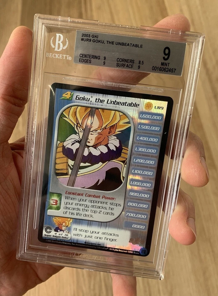 Goku The Unbeatable GKI BGS 9 2003 DBZ Score Dragon Ball Z Mint Ultra Rare UR9 - Image 1 of 1