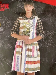Netflix Stranger Things Adult Eleven Costume Dress Size Large Extra Large New - Picture 1 of 7