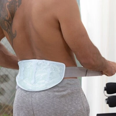 INNOVAGOODS Wärme & Kälte Gelperlen Kissen verstellbar entspannend Nacken Rücken Bauch Knie