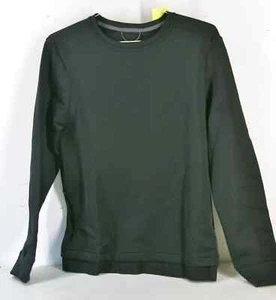 Men’s Long Sleeve Pullover L Black Polyester Spandex All In Motion Athletic Fit - Picture 1 of 4