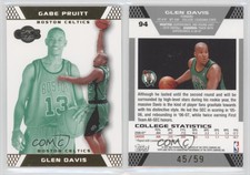 2007-08 Topps Co-Signers Gold Green /59 Glen Davis Gabe Pruitt #94.1 Rookie RC