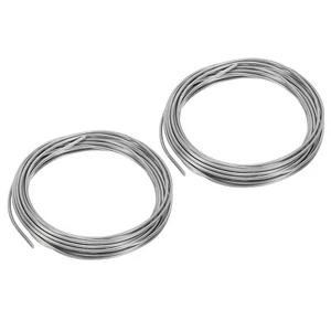 2Roll 99.99% High Purity Zinc Wire 14# Pure Zinc Beading Wire 2mm (16.4'/Roll) - Picture 1 of 7