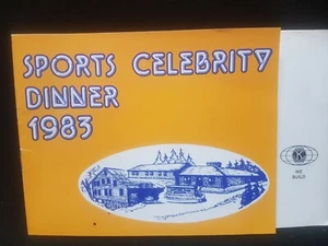 Sports Celebrity Autograph Book 1983- Whitey Ford - Red Storey - Eddie Shack etc - Picture 1 of 8