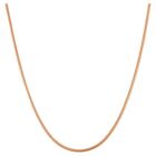 14k Rose Gold Plated Over 925 Sterling Silver Diamond Cut Snake Chain Italian