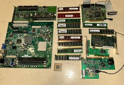 DELL MOTHERBOARD - PROMOS Desktop Memory  - LOCAL ESTATE CPU CHIPS GOLD RECOVER - Image 1 of 4