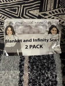EMANUEL GERALDO WOMEN'S 2PK SCARF WRAP INFINITY (PNK/BLK/GRAY PLAID,ONE SZ) NWT - Bild 1 von 4