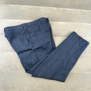 Tommy Bahama Chip 5 Pocket Hose Herren 34x32 dunkelblau Chino Golf Baumwolle Leinen - Bild 1 von 8