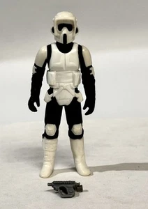 Vintage Star Wars Biker Scout Kenner Figure 1983 HK 100% Complete w/ Blaster - Picture 1 of 10
