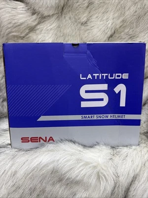 Sena Latitude Snow Helmet with Built in Speakers and Microphone- Large (Black) - Image 1 of 4