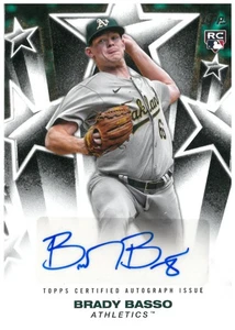 Brady Basso Auto RC #BSA-BBA Estrellas de Béisbol Autógrafo 2025 Topps Serie 2 - Imagen 1 de 2