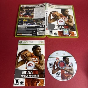 NCAA March Madness 08 - Microsoft Xbox 360 Complete CIB Tested - Picture 1 of 10