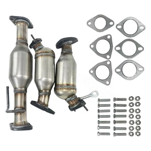 For 09-17 Chevy Traverse 3.6L V6 2008-17 Buick Enclave 3 Set Catalytic Converter - Bild 1 von 13