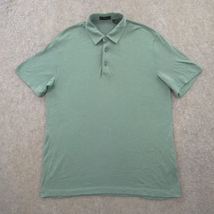 Camisa Polo Theory Para Hombre Mediana Verde Manga Corta Algodón Informal - Imagen 1 de 10