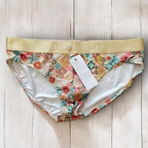 Parke & Ronen Hombre Floral Calzoncillo Ropa Interior Grande Nuevo Con Etiquetas - Imagen 1 de 8