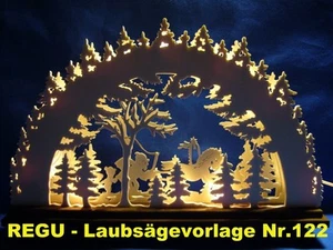 REGU - Laubsägevorlagen für Schwibbogen Nr.122 zzz - " Es weihnachtet sehr" ++++ - Picture 1 of 3
