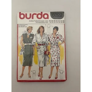 #6022 Vestido Burda Misses patrón de costura TALLA 8-20 - Imagen 1 de 2
