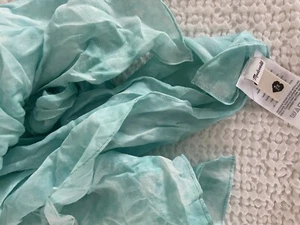 Madewell TIe Dye Organic Cotton Square Bandana Teal NWOT - Picture 1 of 3