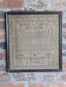 18th Century 1789 Sampler Antique Textile Very Early - Picture 1 of 7