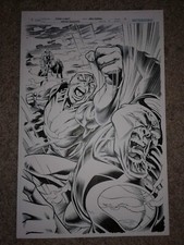 MARTIAN MANHUNTER 7 pg 3 FIVE VERSIONS OF MARTIAN MANHUNTER ON SPLASH PAGE