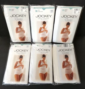 Jockey Classics Women's Vintage Queen Brief White Cotton Panties Sissy Sz 9 NOS - Picture 1 of 6