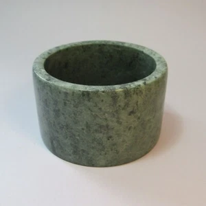 Green Marble Bottle Coaster Wine Bottle Holder Marble Barware Felt Bottom Taiwan - Picture 1 of 8