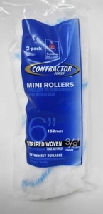 Sherwin Williams 6508-58509 Mini Rollers 6" Striped Woven 3/8" Nap Qty 12 - Picture 1 of 2