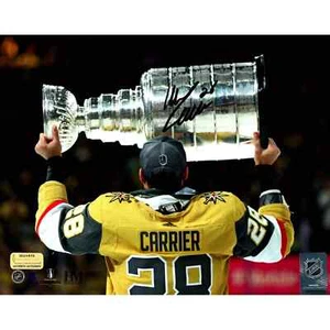 William Carrier Autographed Stanley Cup Vegas Golden Knights 8x10 Photo COA IGM - Picture 1 of 3