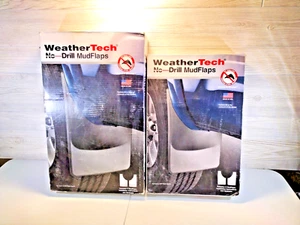 Weather Tech No Drill Mud Flaps - For 09-18 Dodge Ram Front & Rear New Open Box - Picture 1 of 7