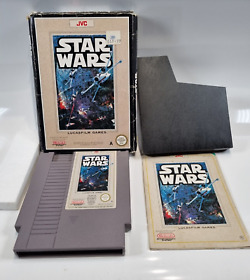 Star Wars Nintendo NES Spiel PAL A CIB UK verpackt mit Handbuch getestet