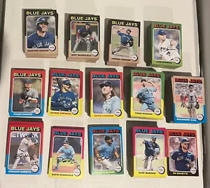 (739) TORONTO BLUE JAYS 2024 TOPPS HERITAGE CARD LOT GEORGE SPRINGER, BICHETTE+ - Bild 1 von 1