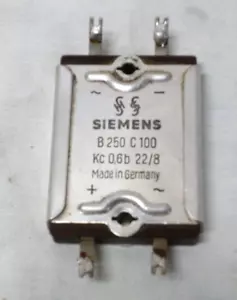 Rectificador de selenio, puente, radiodifusión Siemens - B250C100 - Bueno #BT - Imagen 1 de 2