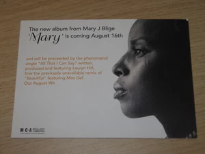 MARY J BLIGE - MARY - PROMO FLYER (PC2) - Picture 1 of 2