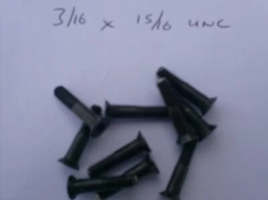 10-24 3/16" X 15/16" UNC BSW PRESA SVASATA / VITI A TESTA BRUGOLA X 10 - Foto 1 di 1