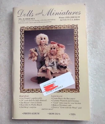 Куклы и миниатюры журнал том IX (9) #4 зима '99-2000 ушел с ветром  - Изображение 1 из 4
