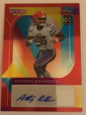 2023 Leaf Vivid NFL Anthony Richardson 1/8 Colts Florida Gators RC Auto BA-AR2