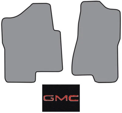 GMC Sierra 3500 Cutpile 2001-2006 alfombra logotipo alfombrilla 2 piezas Foto 1 de 2