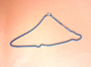 Silvadore Stainless Steel 4mm Cuban Link curb chain 16". Designer Jewellery - Picture 1 of 3