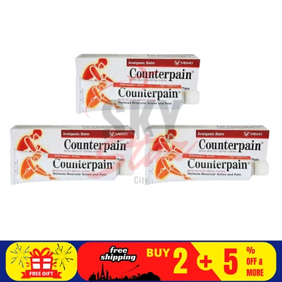 3 X Bálsamo analgésico masaje muscular alivio dolor caliente rojo contra el dolor 120 g Foto 1 de 4